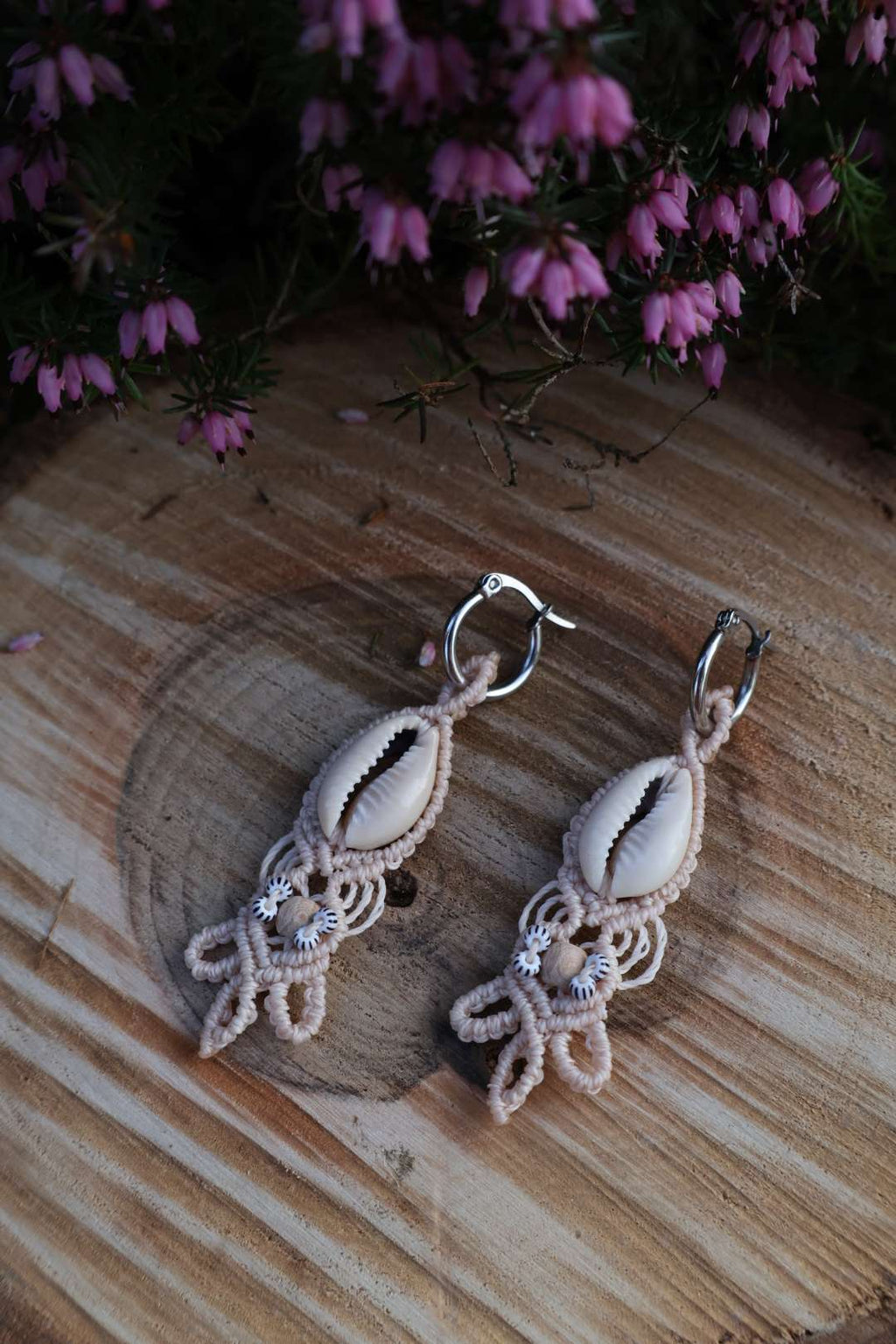 Boucles d'oreilles en macramé PRECIOSA