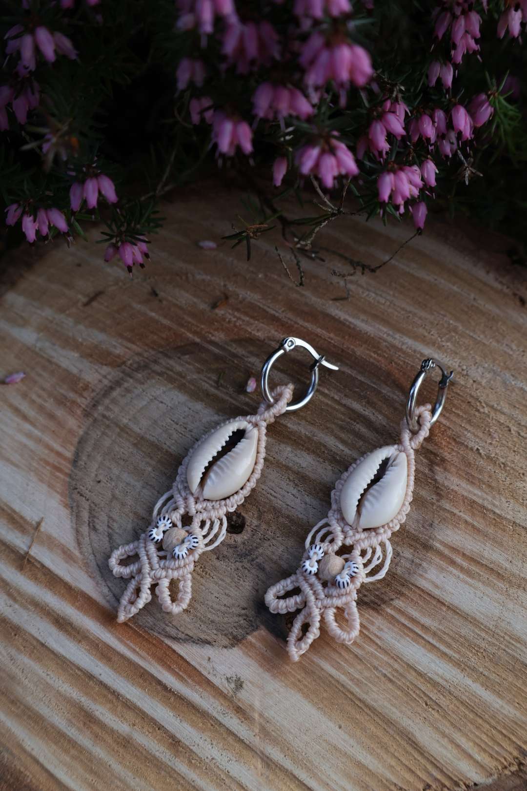 Boucles d'oreilles en macramé PRECIOSA