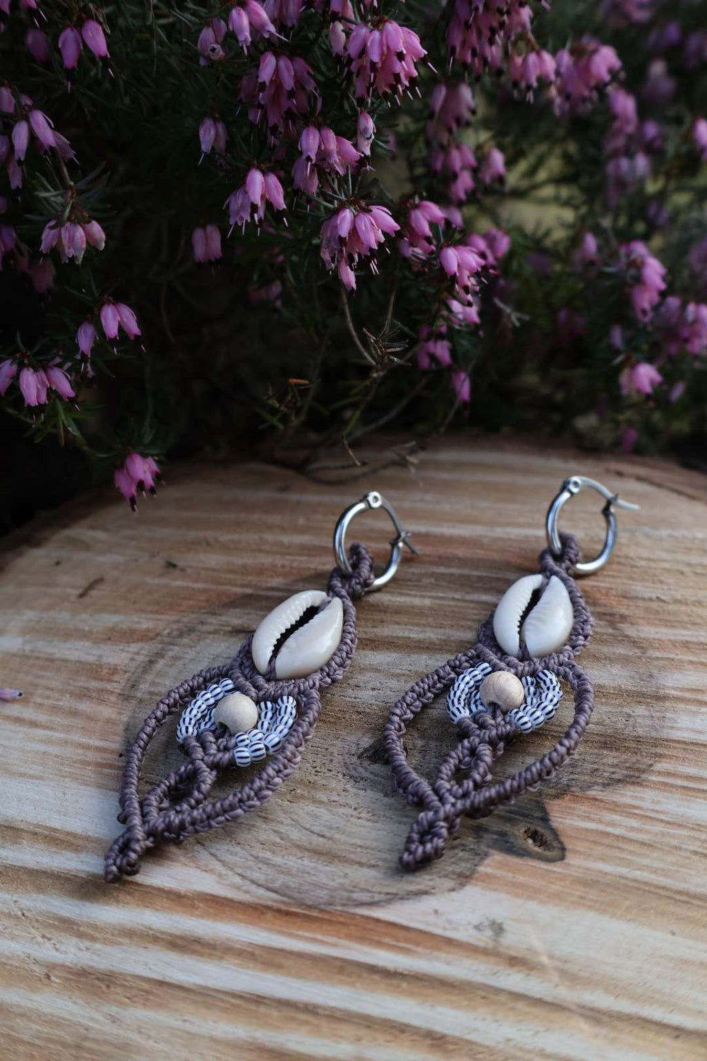 Boucles d'oreilles en macramé PRECIOSA