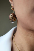 Boucles d'oreilles graines de palmier - COQUITOS