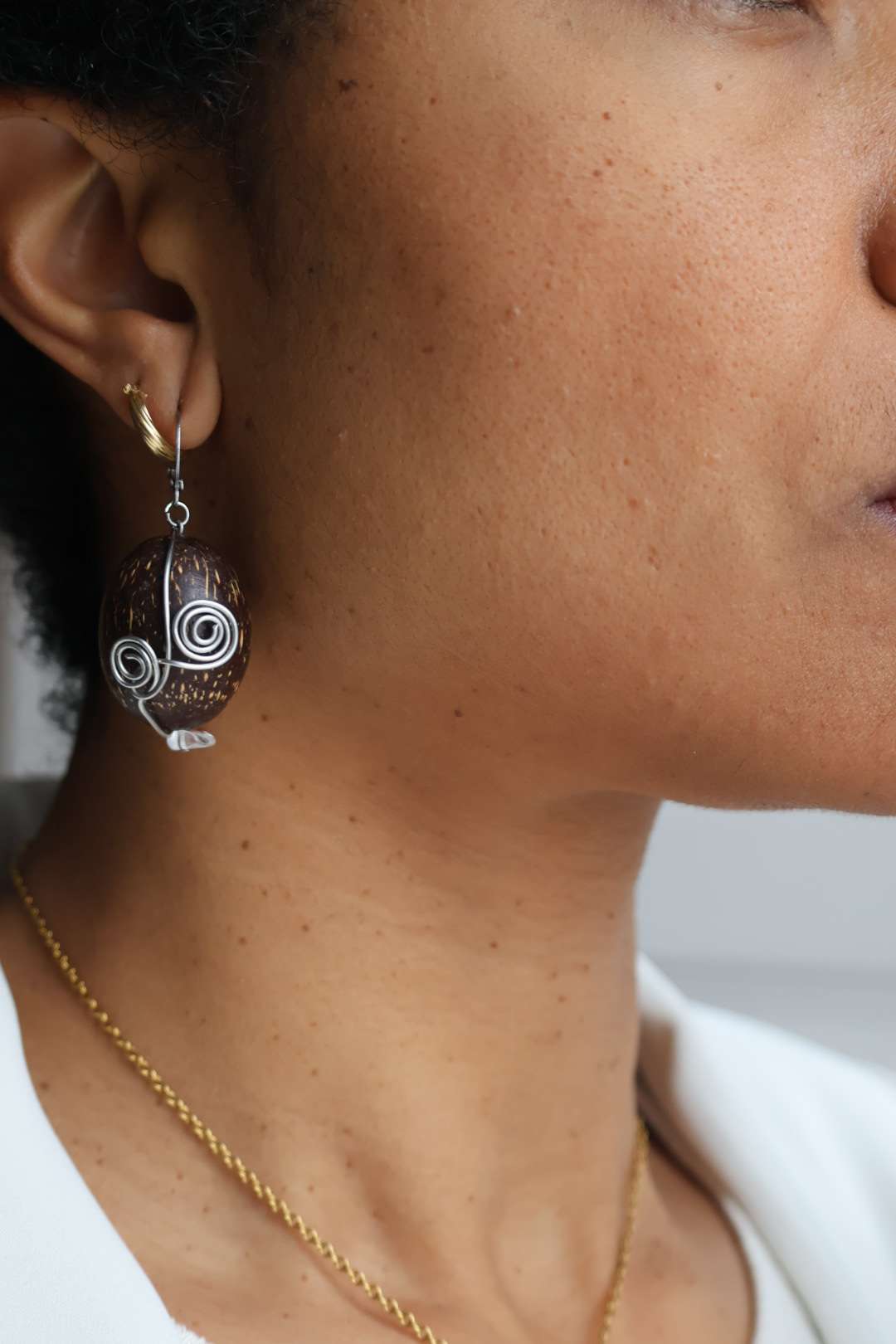 Boucles d'oreilles graines de palmier - COQUITOS