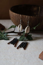 Boucles d'oreilles cascade en perles Tchèque - TRIBU