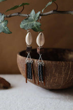Boucles d'oreilles cascade en perles Tchèque - TRIBU
