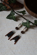 Boucles d'oreilles cascade en perles Tchèque - TRIBU