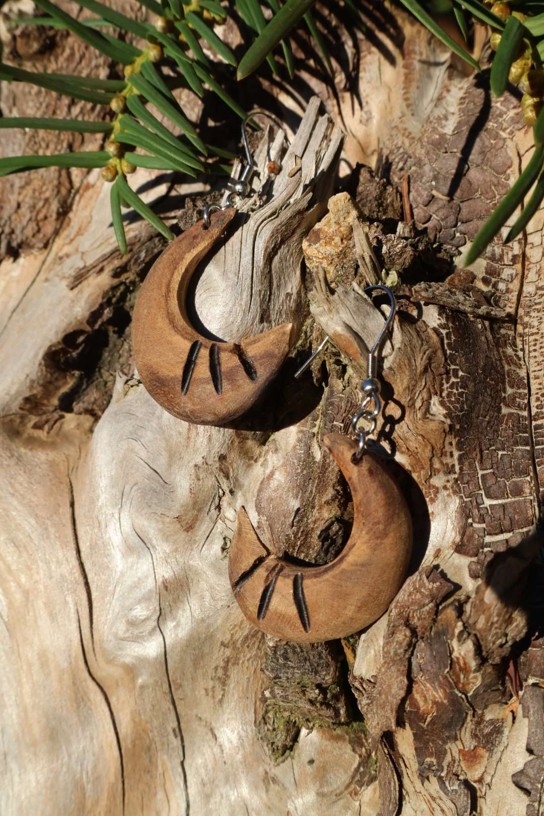 Boucles d'oreilles naturelles - HURA