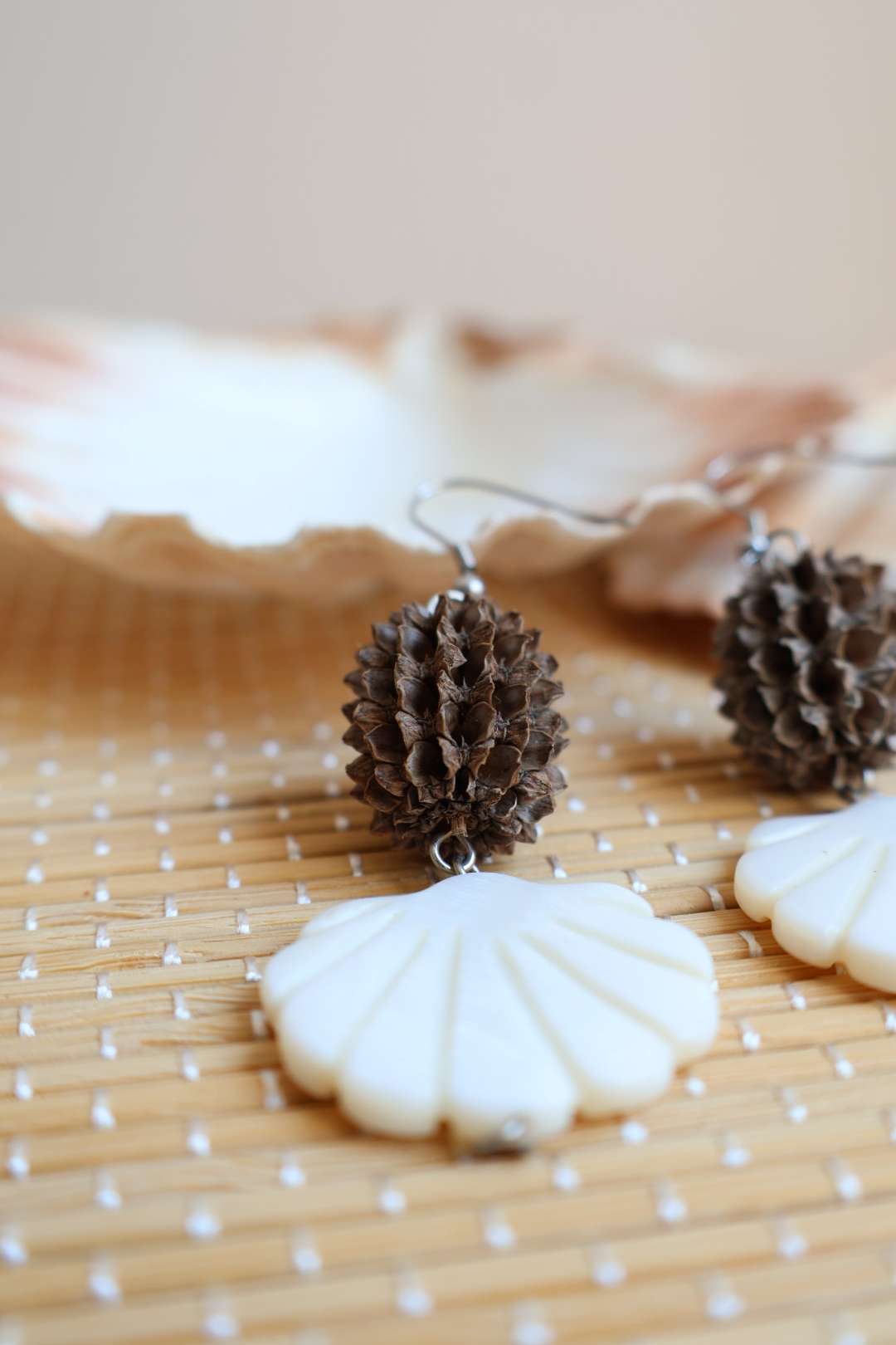 Boucles d'oreilles fruits naturels - FILAO