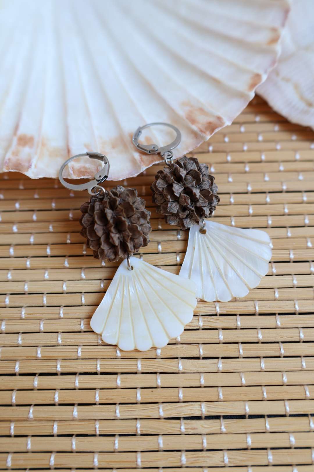 Boucles d'oreilles fruits naturels - FILAO