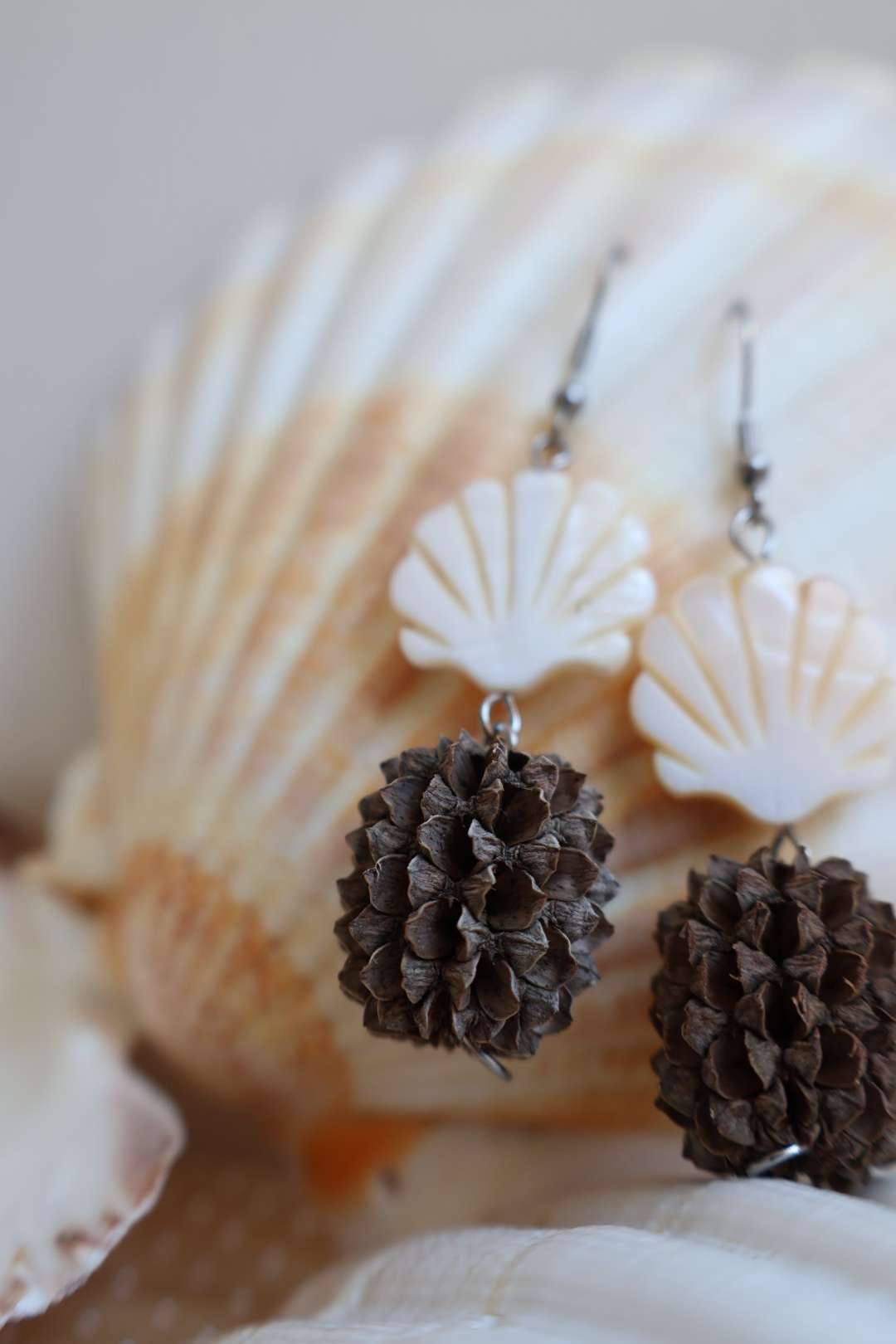 Boucles d'oreilles fruits naturels - FILAO