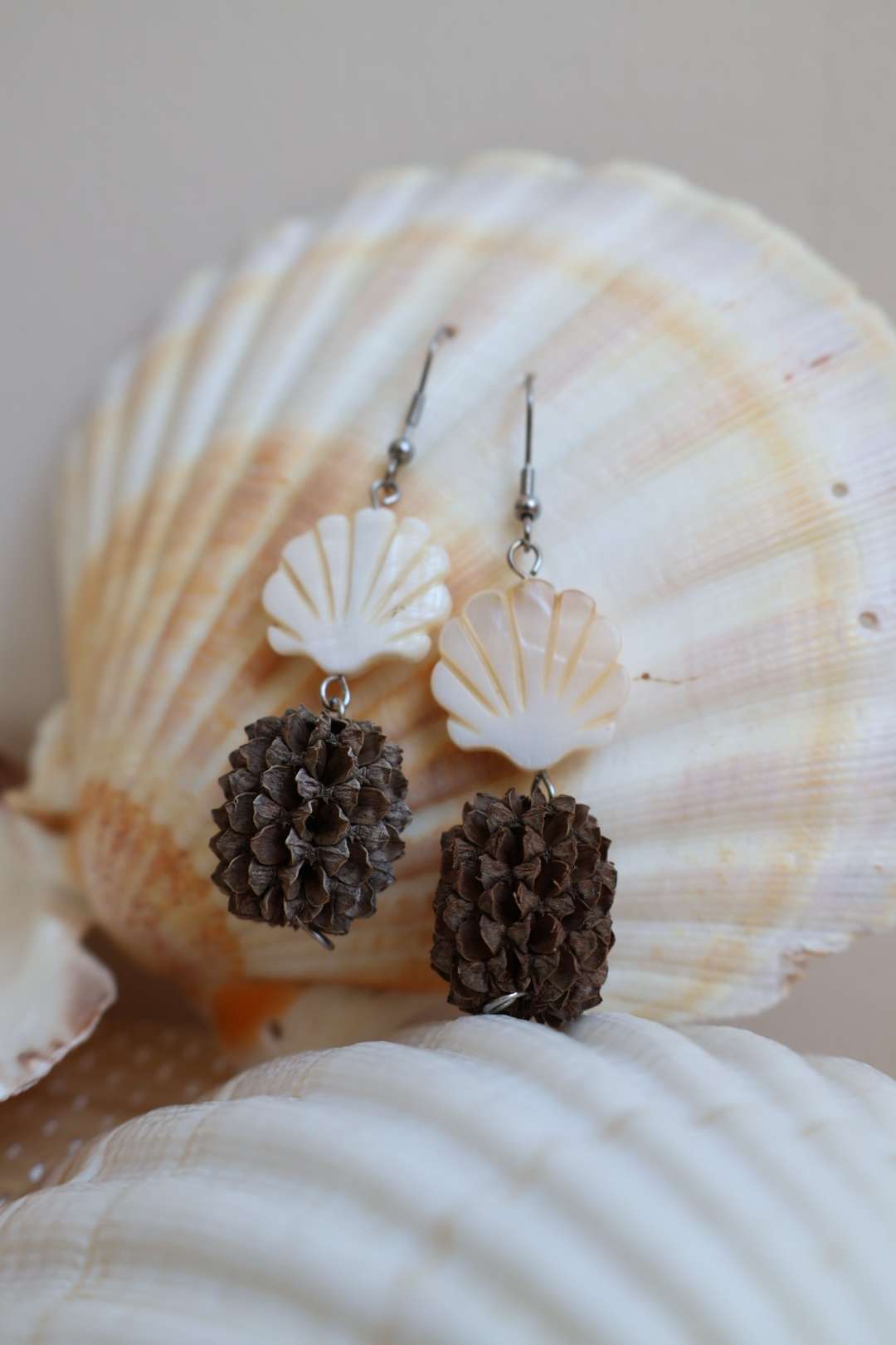 Boucles d'oreilles fruits naturels - FILAO