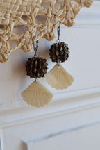 Boucles d'oreilles fruits naturels - FILAO