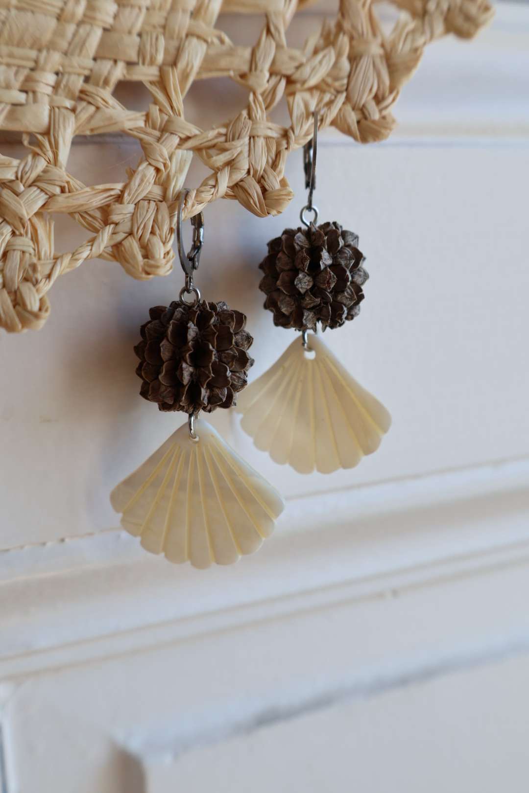 Boucles d'oreilles fruits naturels - FILAO