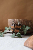 Boucles d'oreilles mixtes - JUNGLE en noix de coco