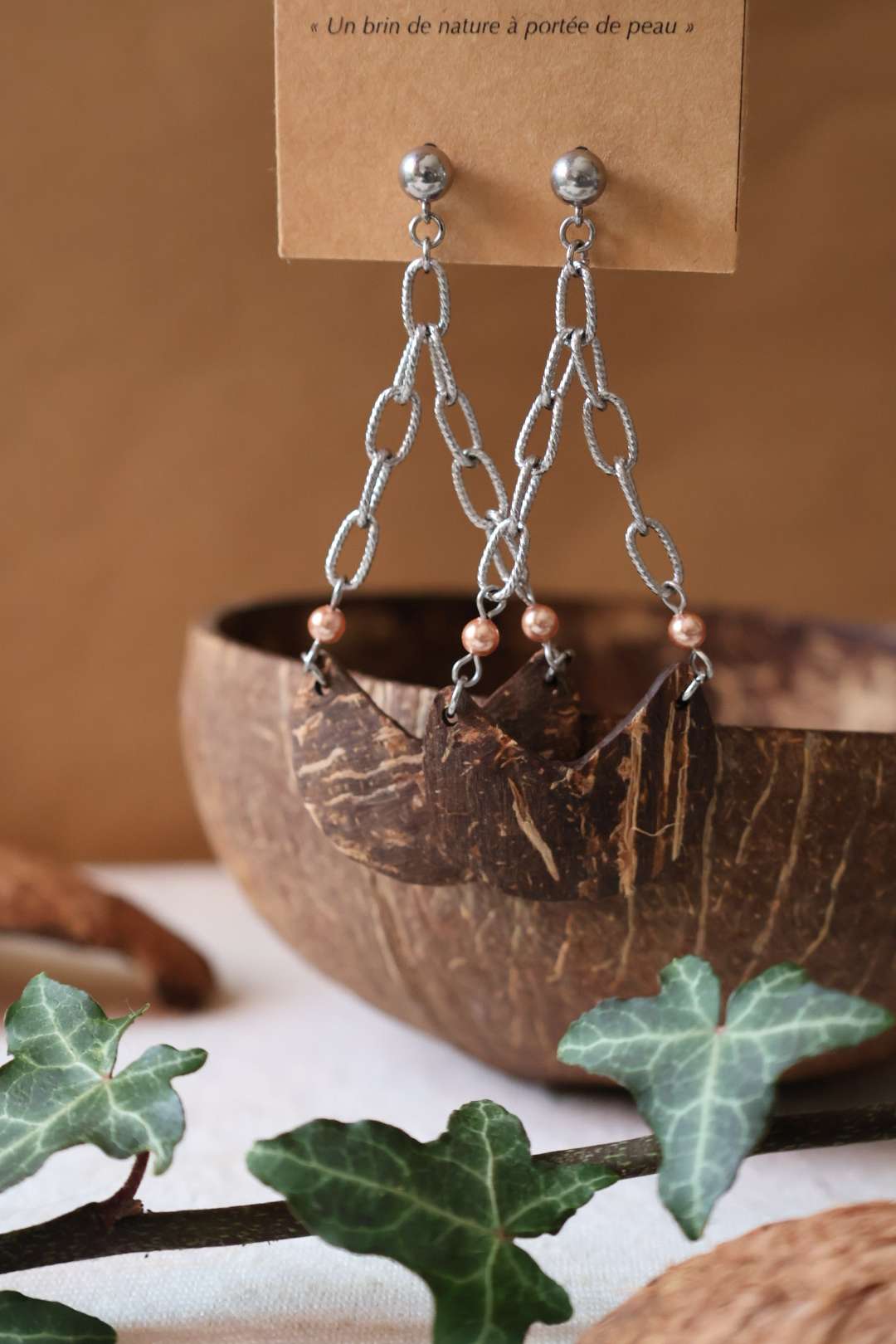 Boucles d'oreilles longues - PANAY