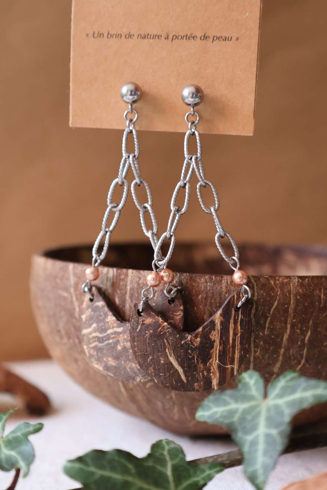 Boucles d'oreilles longues - PANAY