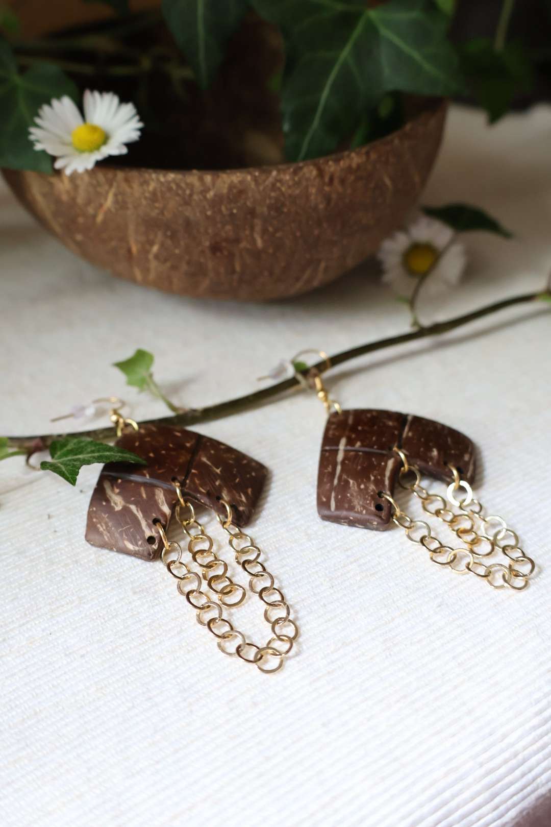 Boucles d'oreilles dorées - SACRÉES