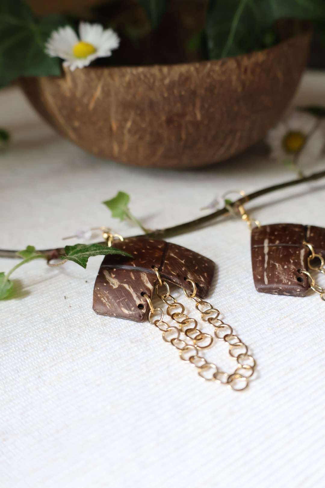 Boucles d'oreilles dorées - SACRÉES