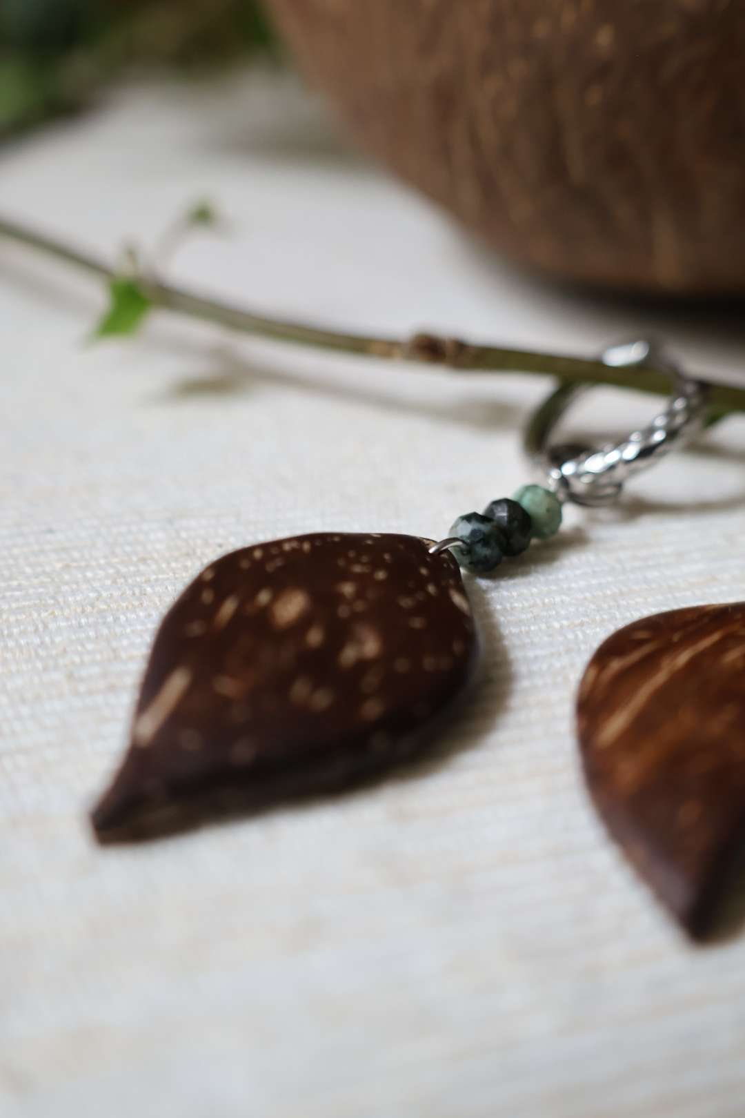 Boucles d'oreilles dorées - NATURE
