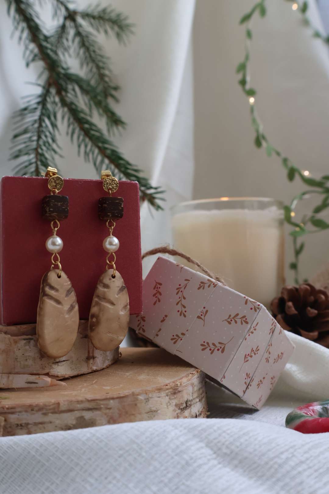 Boucles d'oreilles noix de coco - REVEUSE
