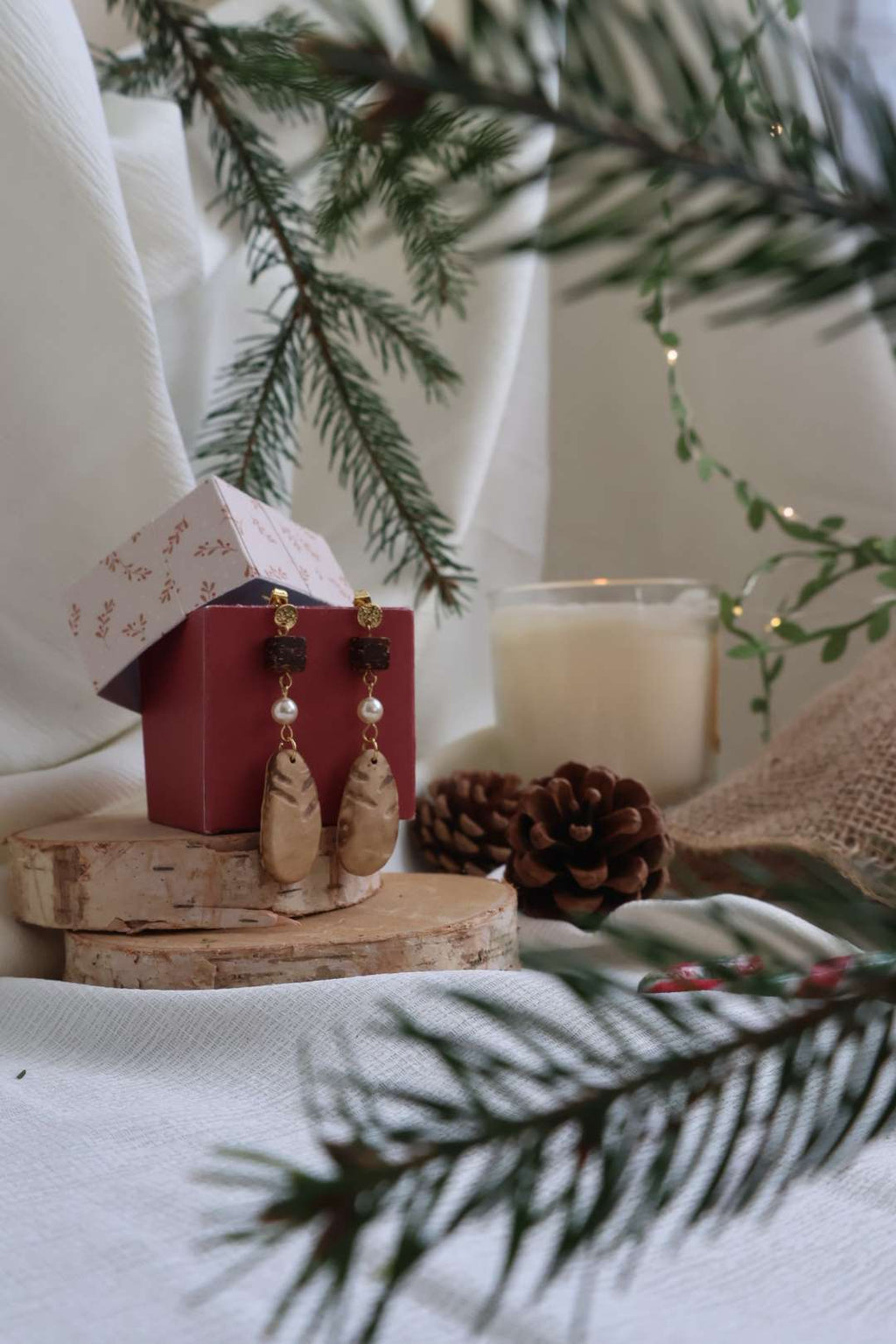 Boucles d'oreilles noix de coco - REVEUSE