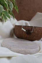 Bracelets argentés ARTISANE en noix de coco