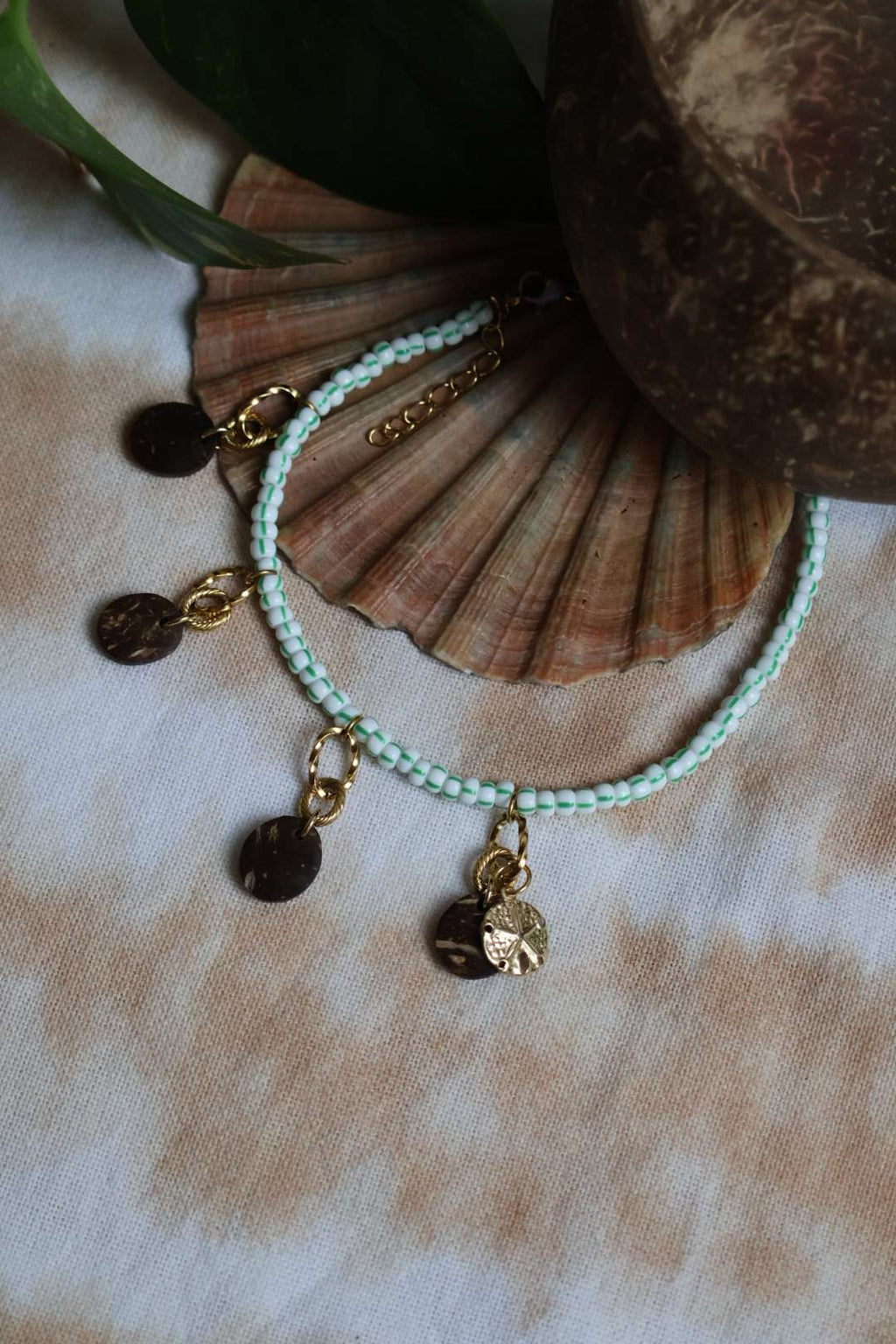 Bracelet de cheville doré - TRESOR