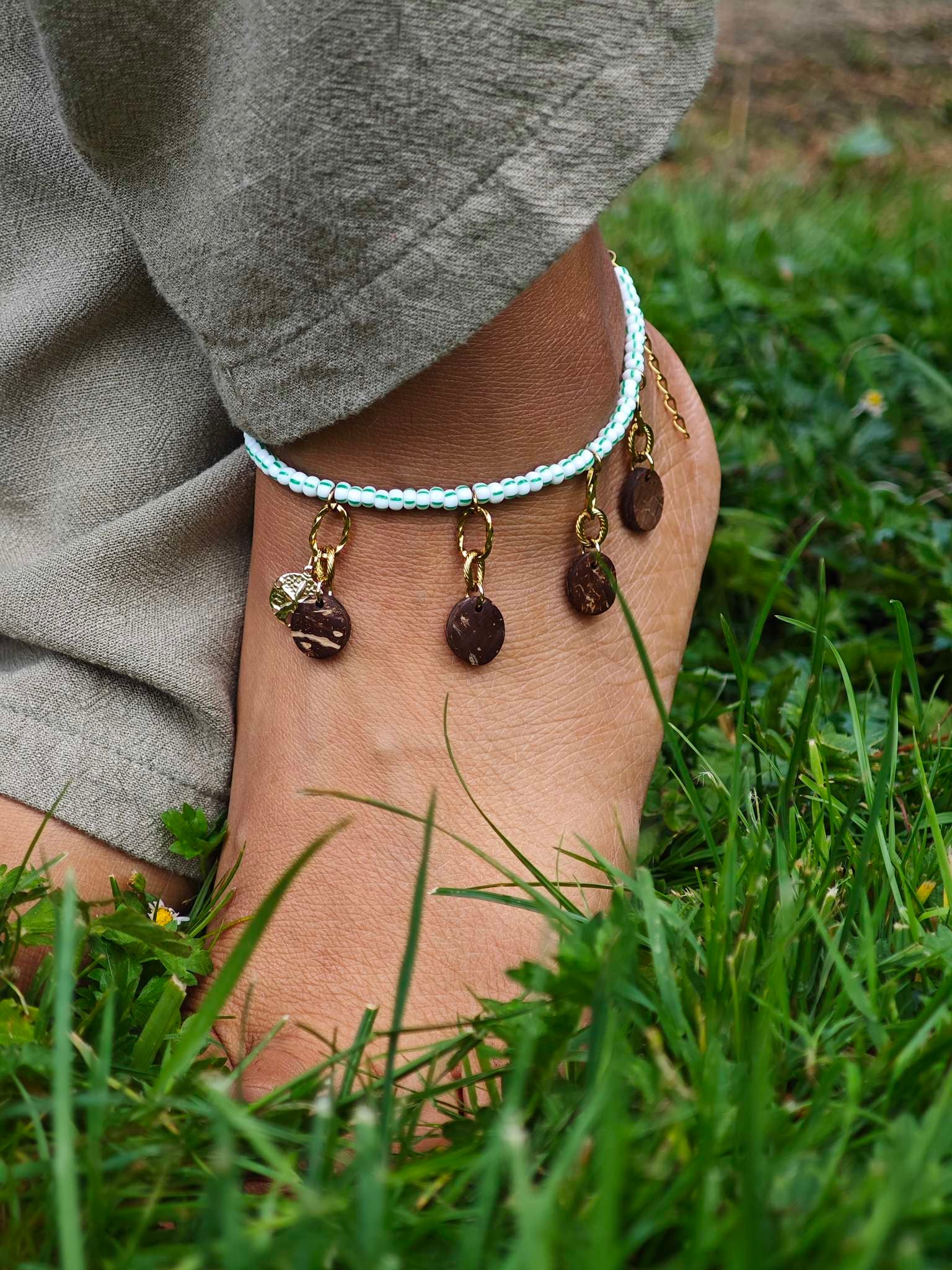 Bracelet de cheville doré - TRESOR