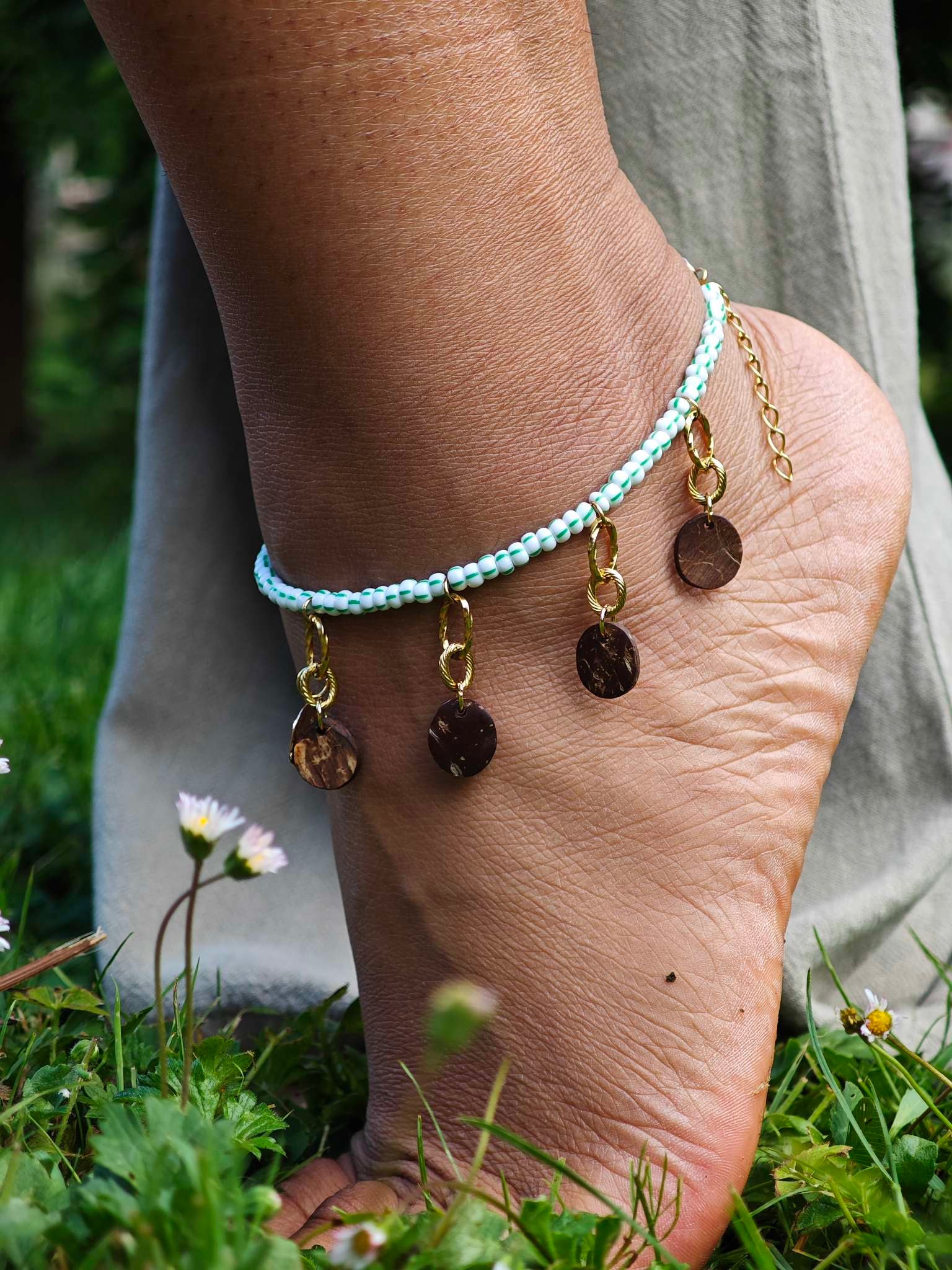Bracelet de cheville doré - TRESOR