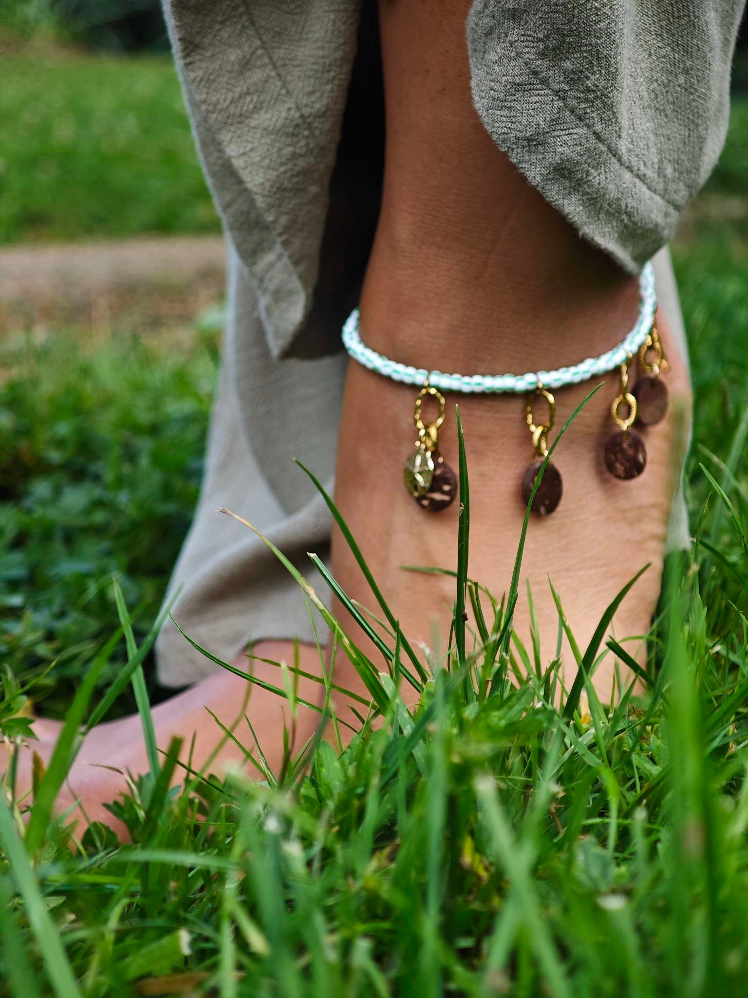 Bracelet de cheville doré - TRESOR