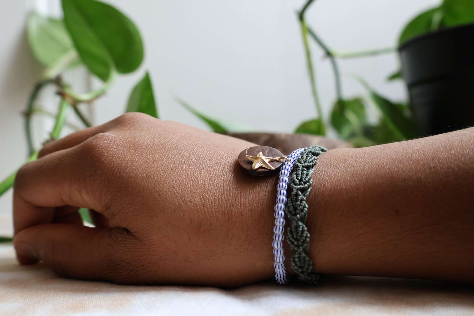 Bracelet de perles - MARINIERE