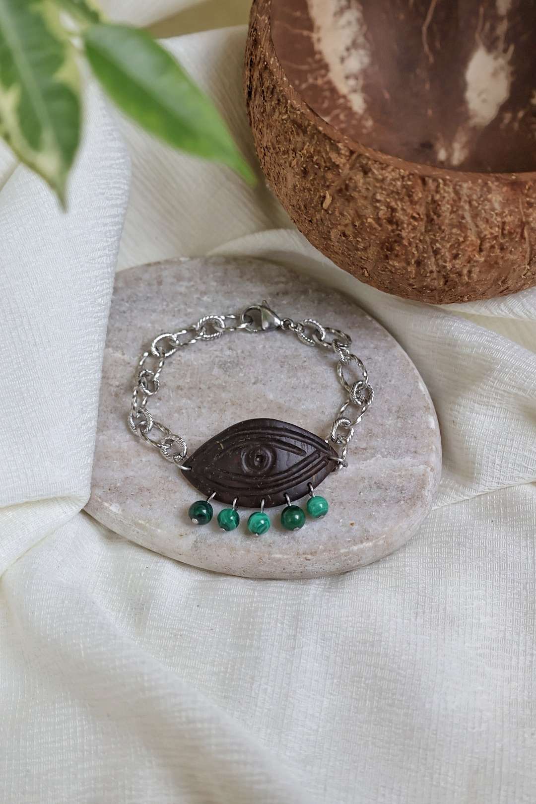 Bracelets argenté oeil - TALISMAN