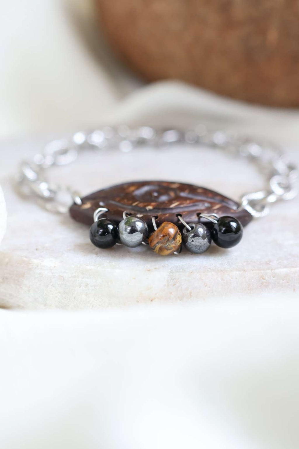 Bracelets argenté oeil - TALISMAN