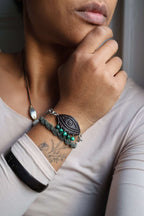 Bracelets argenté oeil - TALISMAN