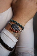 Bracelets argenté oeil - TALISMAN