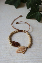 Bracelets ajustables en bois de Hêtre - MAPUCHE