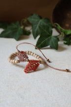 Bracelets ajustables en bois de Hêtre - MAPUCHE