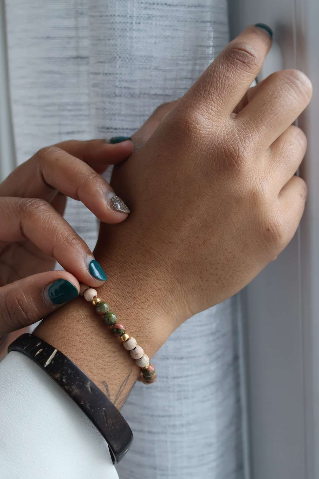 Bracelets pierres naturelles unakite
