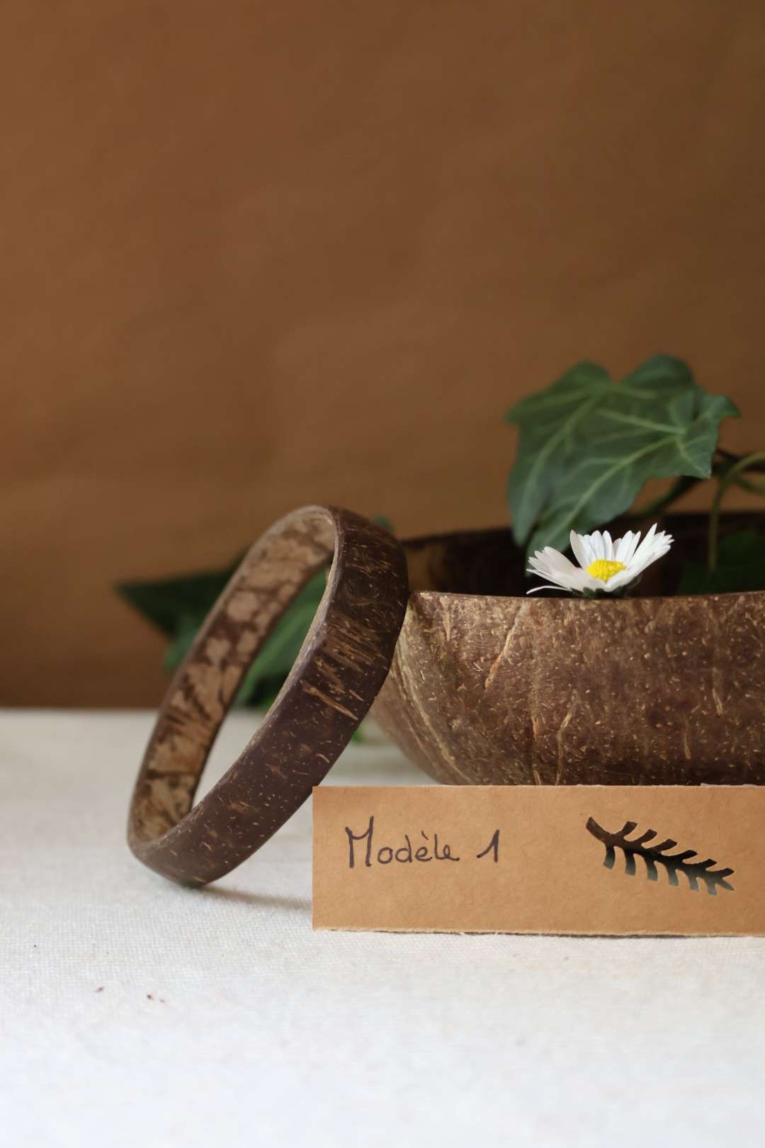 Bracelet jonc noix de coco - BOISDECOCO
