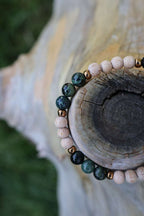 Bracelets pierres naturelles Jaspe vert