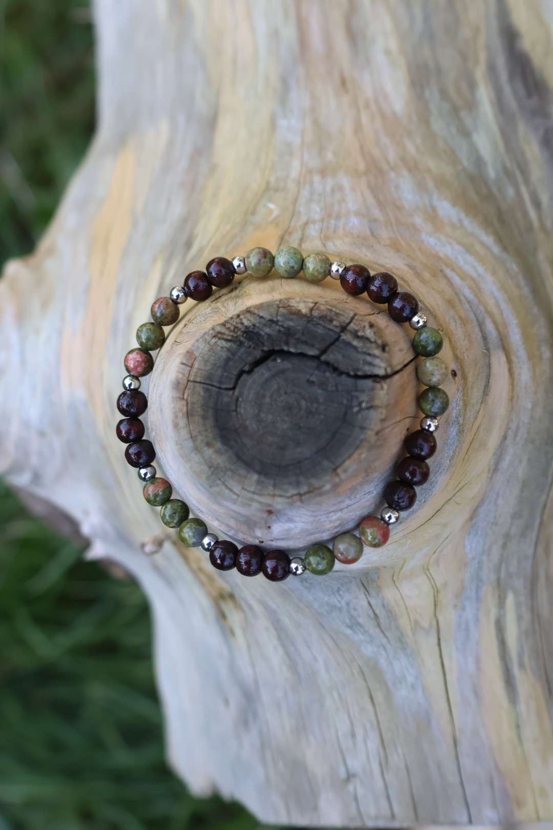 Bracelets pierres naturelles unakite