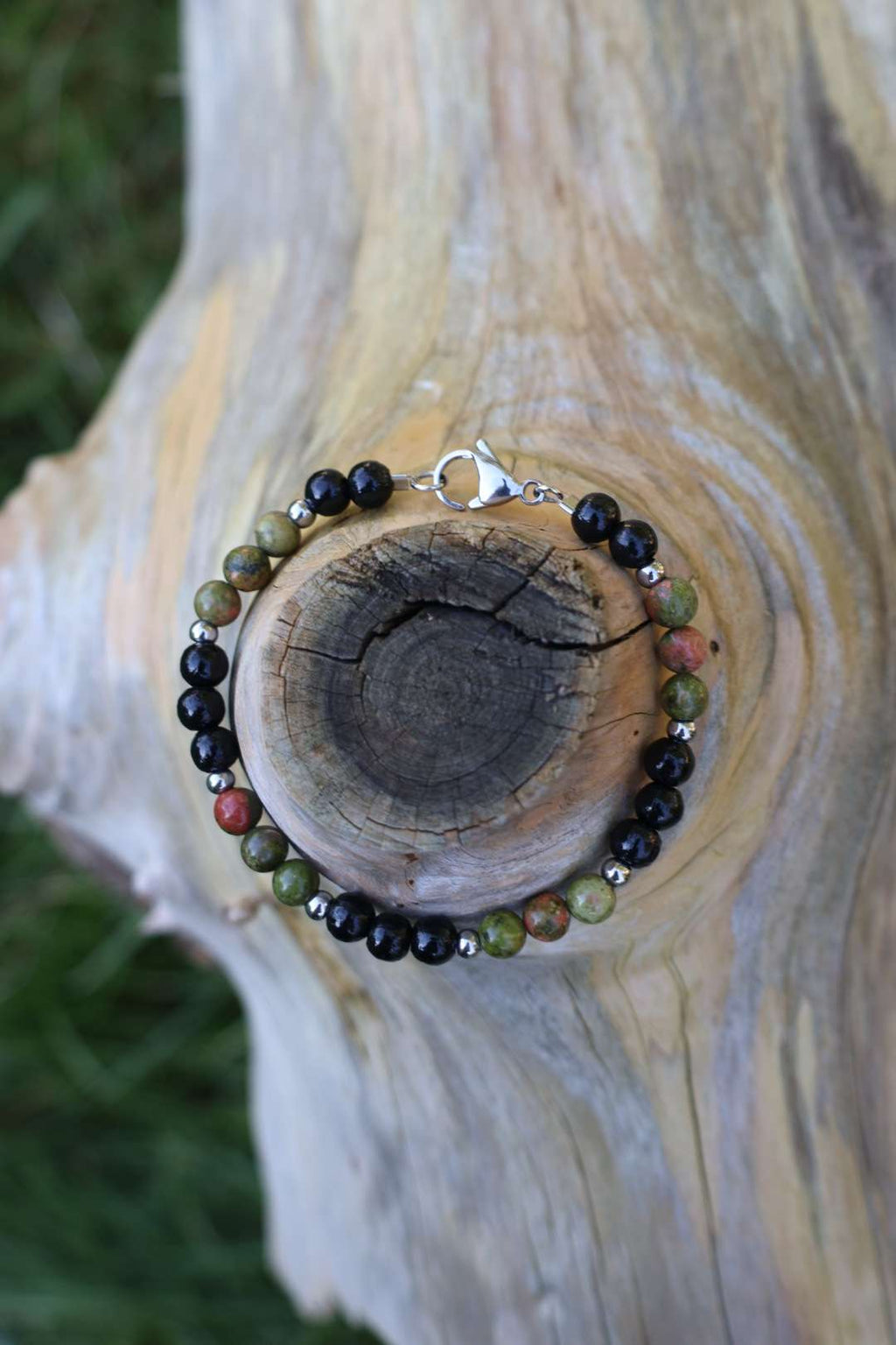 Bracelets pierres naturelles unakite