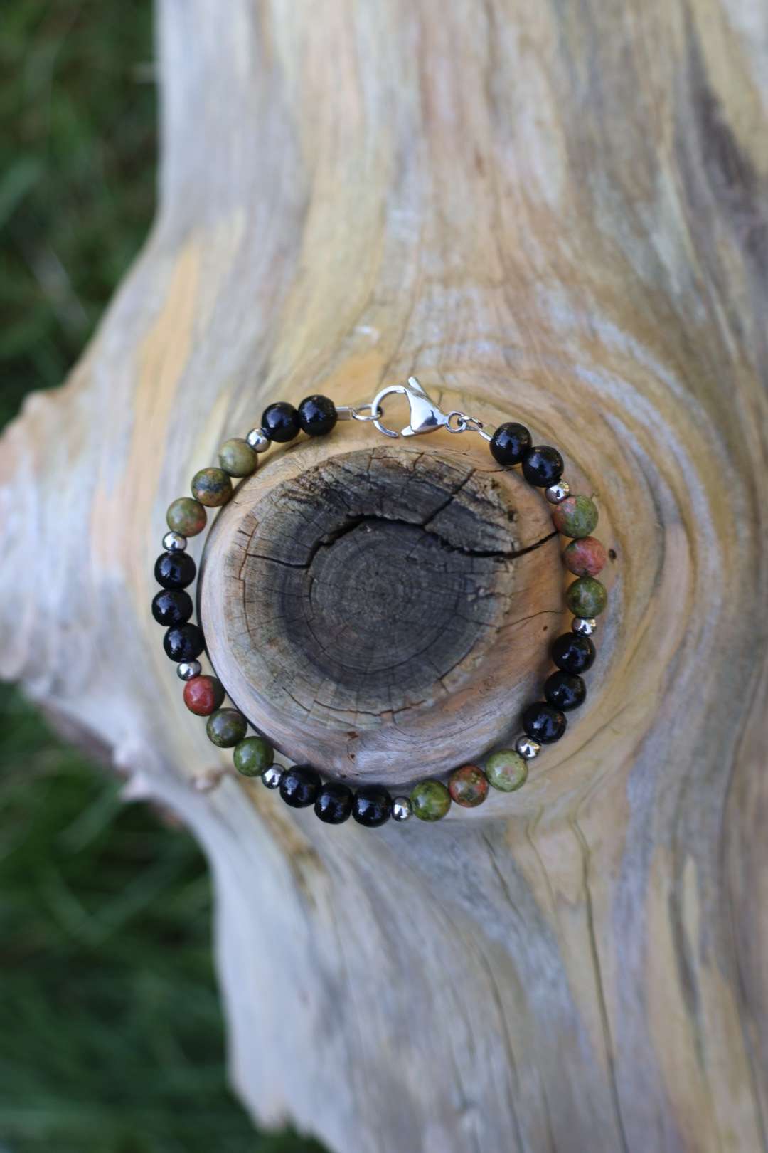 Bracelets pierres naturelles unakite