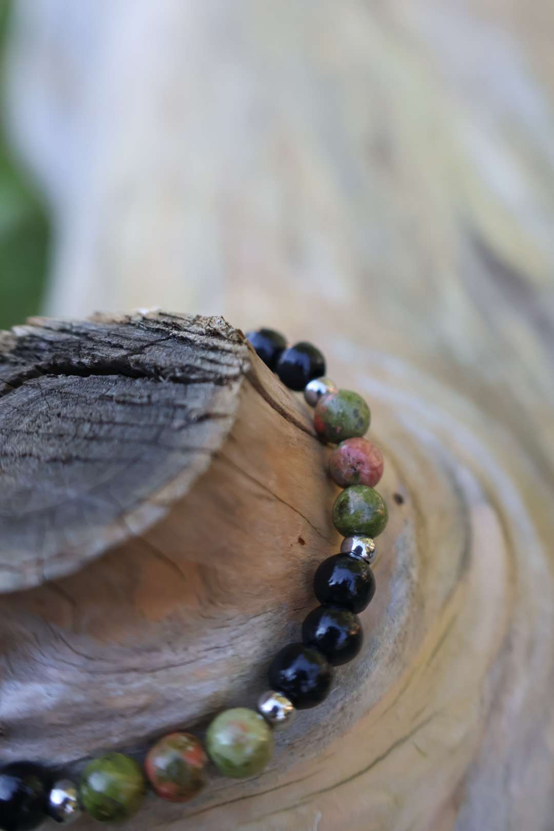 Bracelets pierres naturelles unakite