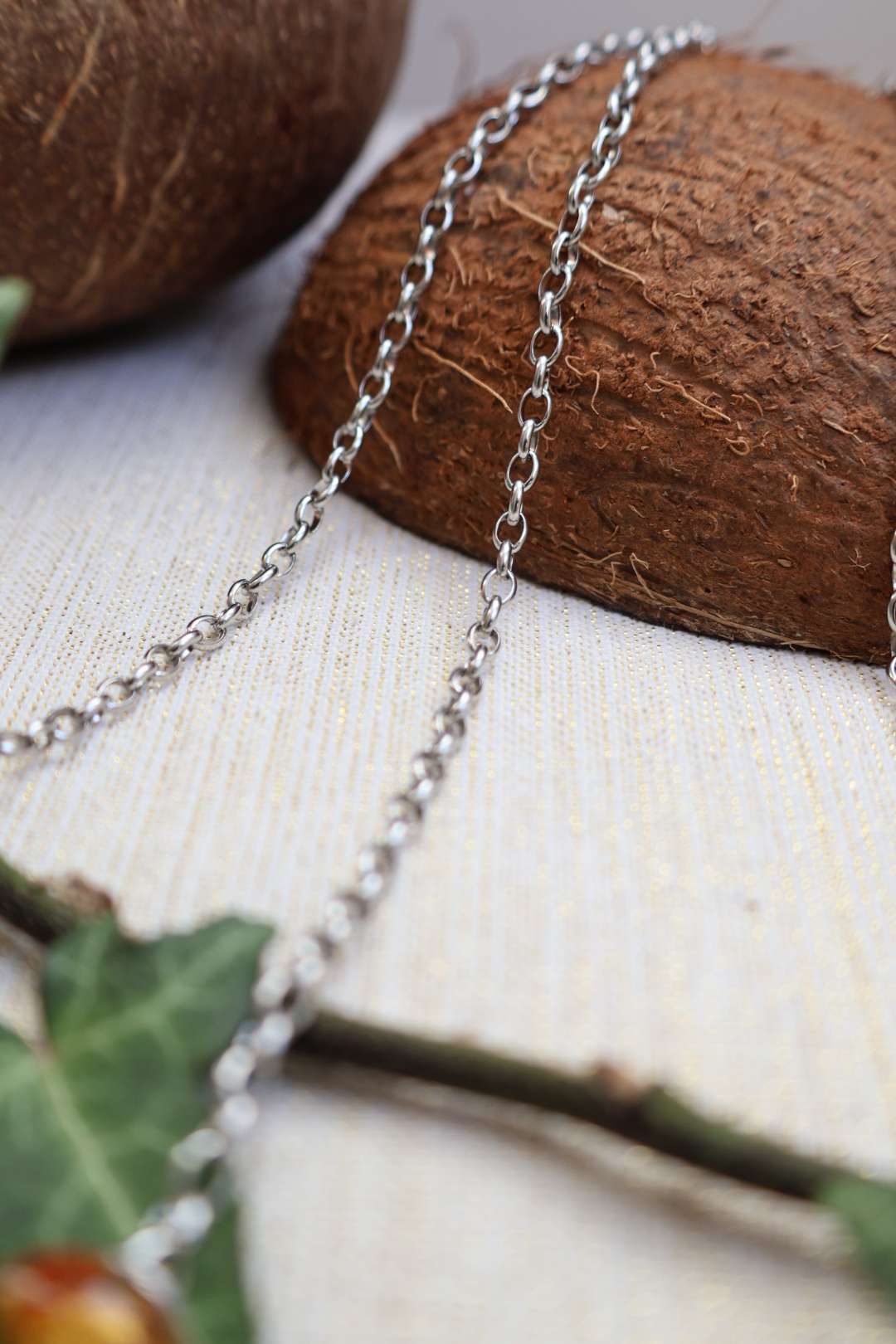 Collier mixte en noix de coco - PALMAE