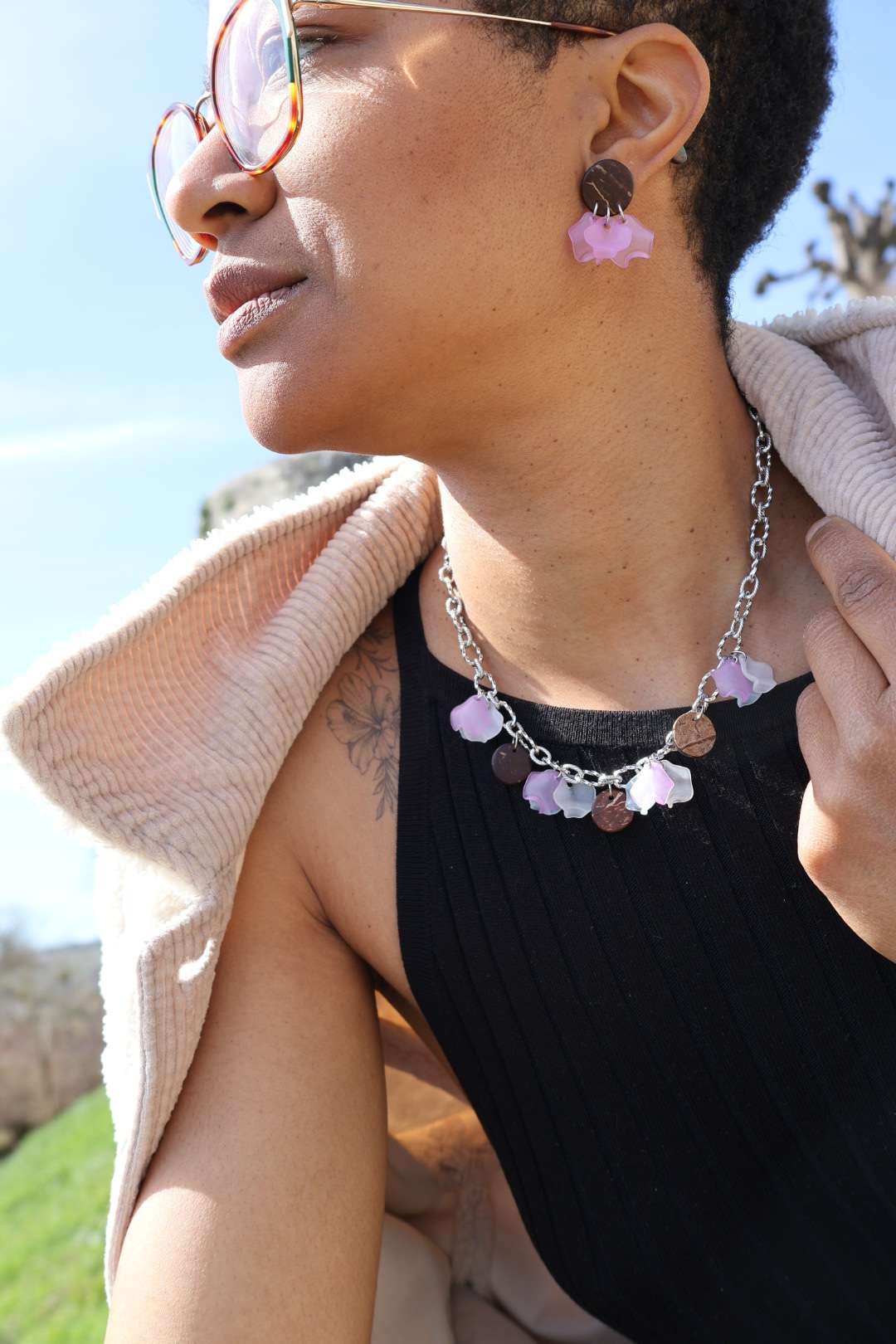 Boucles d'oreilles - PAVOT