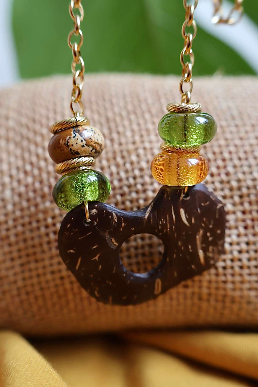 Collier long chaîne dorée - BALI