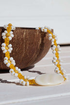 Colliers fleurs en perles de rocaille - DAISY
