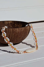 Colliers fleurs en perles de rocaille - DAISY