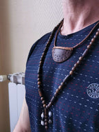 Collier mixte noix de coco - SALAZIE