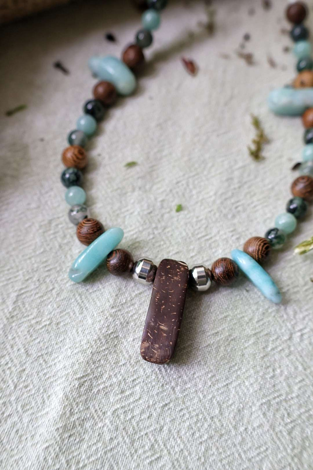 Collier mixte PRIMAL "Sérénité tropicale"
