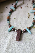 Collier mixte PRIMAL "Sérénité tropicale"